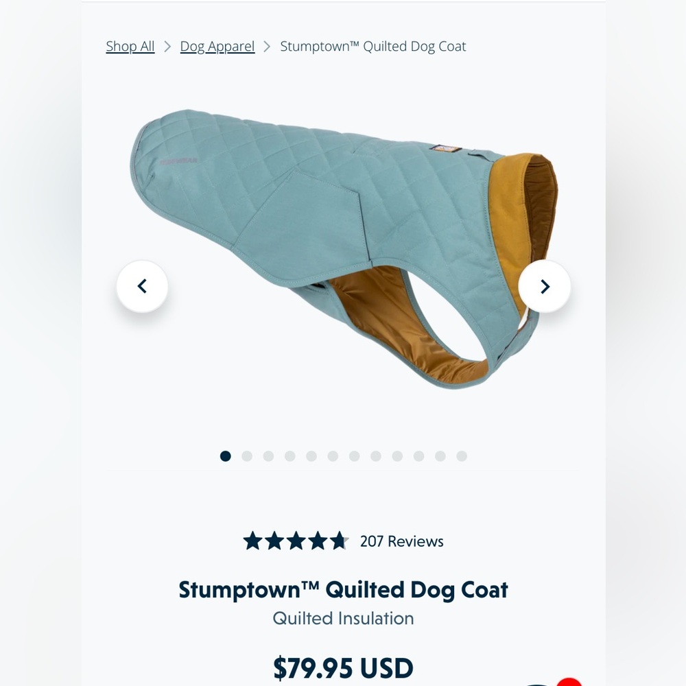 Ruffwear Stumptown Dog Jacket